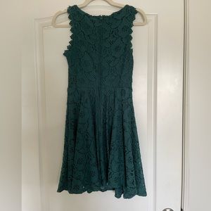Macys lace fit and flare dress